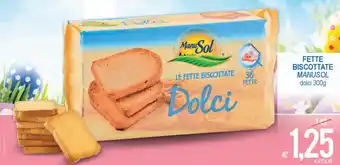MD Discount Fette Biscottate Manusol 300g offerta