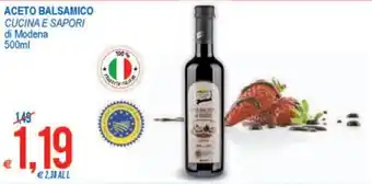 MD Discount Aceto Balsamico Cucina Sapori di Modena 500ml offerta