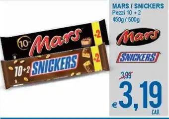 MD Discount Mars/Snickers 450g offerta