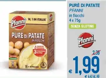 MD Discount Puré Di Patate Pfanni in fiocchi 4 x 75g offerta