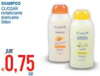 MD Discount Shampoo Cliosan rivitalizzante districante 500ml offerta
