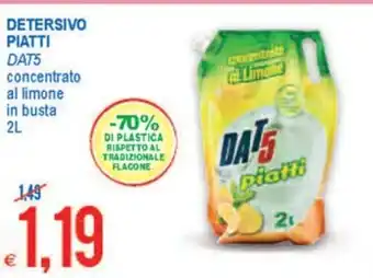MD Discount Detersivo Piatti DAT 5 2l offerta