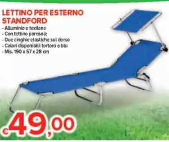 MD Discount Lettino Per Esterno Stanford offerta