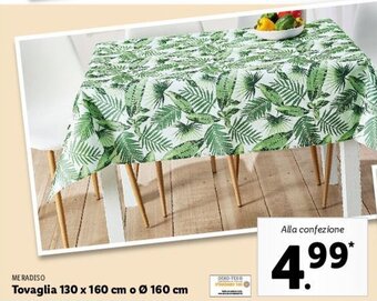 Lidl Tovaglia 130x160cm offerta