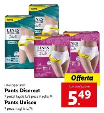 Lines Specialist Pants Discreet Pants Unisex