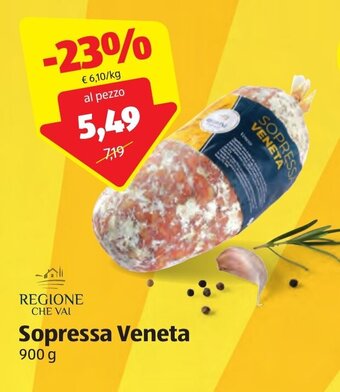 ALDI Regione Che Vai Sopressa Veneta 900 g offerta