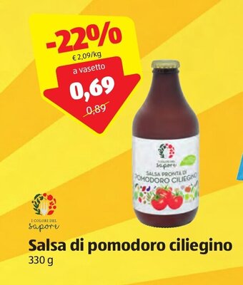 ALDI Salsa di pomodoro ciliegino 330 g offerta