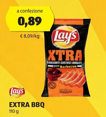 ALDI Lay's Extra BBQ 110 g offerta