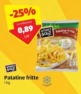 ALDI Nature's Gold Patatine fritte 1 kg offerta