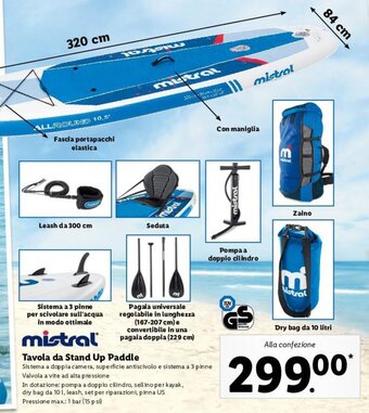Lidl Tavola Da Stand Up Paddle offerta