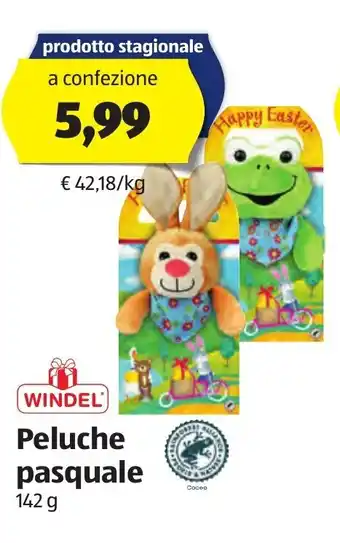 ALDI Windel Peluche pasquale 142 g offerta