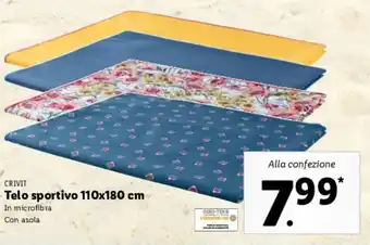 Lidl Telo Sportivo 110x180cm offerta