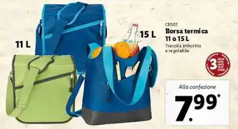 Borsa Termica 11 o 15L