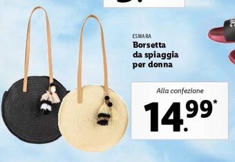 Lidl Borsetta Da Spiaggia Per Donna offerta