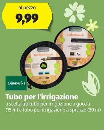 ALDI Gardenline Tubo per l'irrigazione offerta