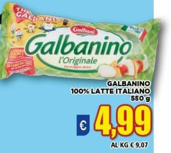 Vivo Supermercati Galbani Galbanino 100% Latte Italiano 550 g offerta