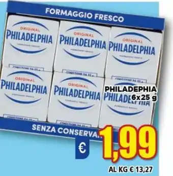 Vivo Supermercati Philadelphia 6x 25 g offerta