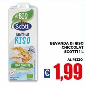 Scotti Bevanda di Riso Chiccolat 1 l