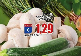 Vivo Supermercati Funghi Champignon Interi 350 g offerta