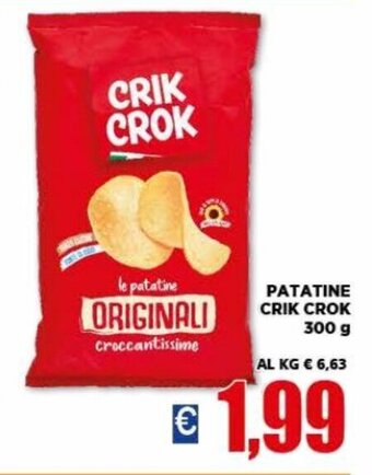 Vivo Supermercati Crik Crok Patatine 300 g offerta