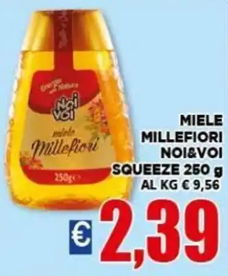 Vivo Supermercati Noi & Voi Miele Millefiori Squeeze 250 g offerta
