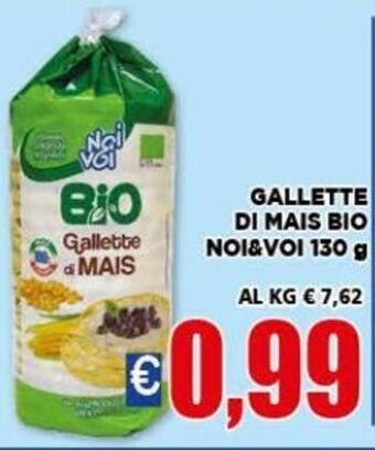 Vivo Supermercati Noi & Voi Gallette di Mais Bio 130 g offerta
