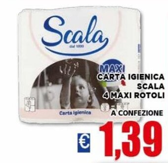 Vivo Supermercati Scala Carta Igienica 4 Maxi Rotoli offerta