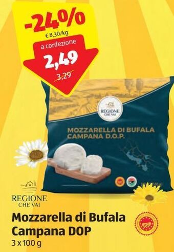 ALDI Mozzarella di bufala campana dop offerta