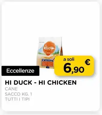Hi duck - hi chicken / cane / sacco kg.1 / tutti i tipi