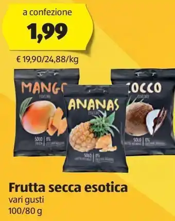 ALDI Frutta secca esotica vari gusti offerta
