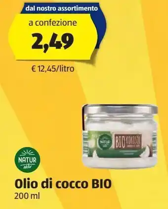 ALDI Olio di cocco bio offerta