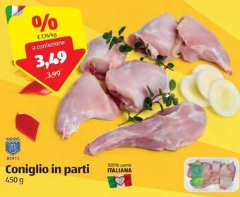 ALDI Coniglio in parti offerta