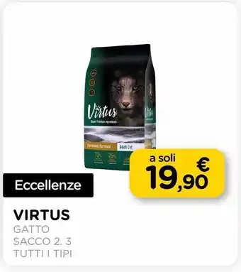 Arcaplanet Virtus/ gatto / sacco 2.3 /tutti i tipi offerta