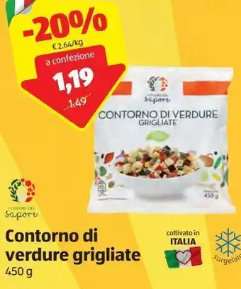 Contorno di verdure grigliate