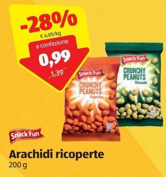 ALDI Arachidi ricoperte offerta