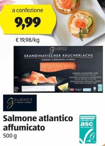 ALDI Salmone atlantico affumicato offerta