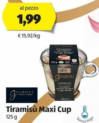 ALDI Tiramisu maxi cup offerta