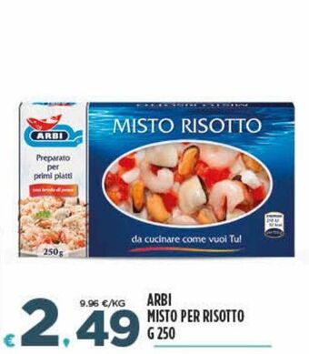Deco Superfreddo Arbi misto per risotto g 250 offerta