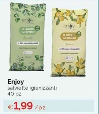 Enjoy salviette igienizzanti 40 pz