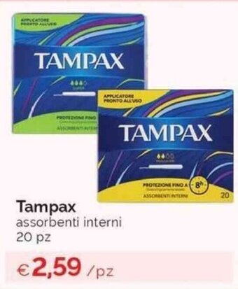 Prodet Tampax assorbenti interni 20 pz offerta