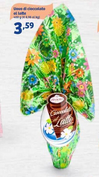 In'S Mercato Uovo di cioccolato al latte 400 g offerta