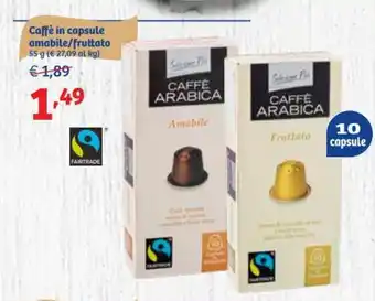In'S Mercato Caffè capsule amabile/fruttato 55 g offerta