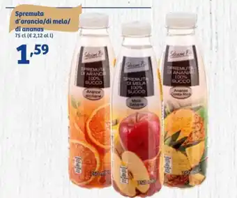 In'S Mercato Spremuta d'arancia/di meta/di ananas 75 cl offerta