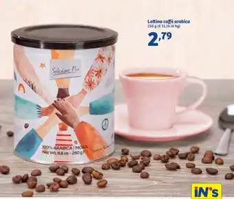 In'S Mercato Lattina caffè arabica 250 g offerta