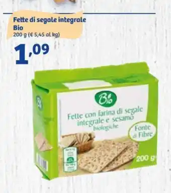 In'S Mercato Bio Fette segale integrale 200 g offerta