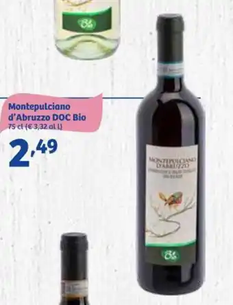 In'S Mercato Bio Montepulciano d'Abruzzo DOC 75 cl offerta