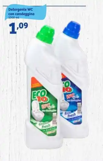 In'S Mercato Eco 10 Detergente WC con candeggina 1000 ml offerta