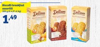 In'S Mercato Delisana Biscotti breakfast assortiti 300 g offerta