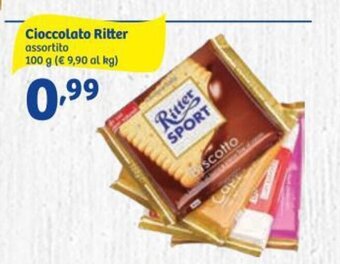 In'S Mercato Ritter Sport Cioccolato 100 g offerta