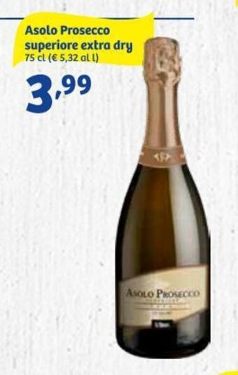 In'S Mercato Asolo Prosecco superiore extra dry 75 cl offerta